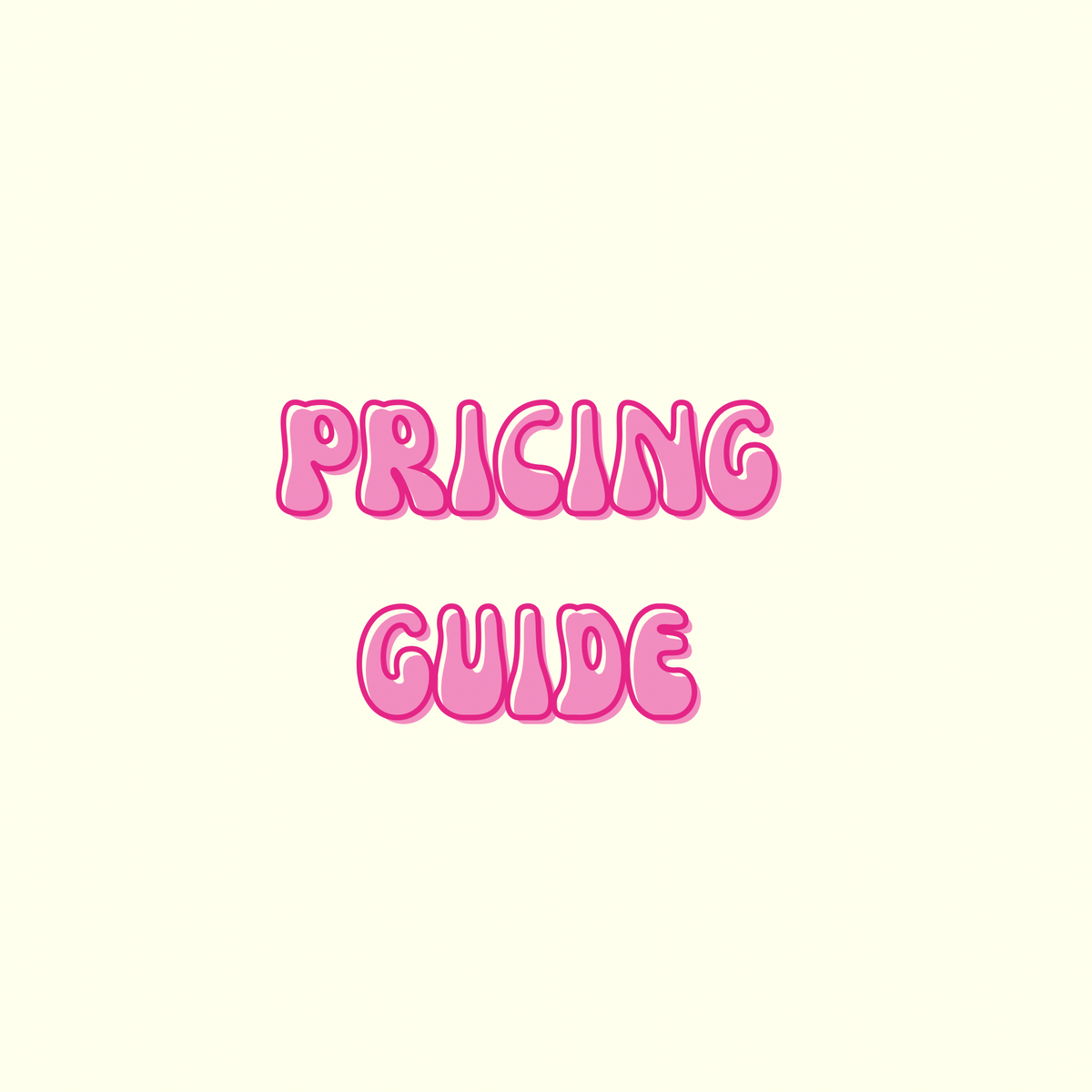 Pricing Guide